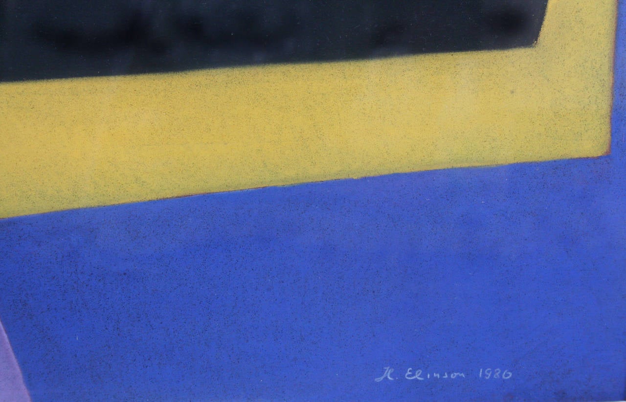 Pastell Geometrische Abstrakte (Geometrische Abstraktion), Art, von Henry Elinson