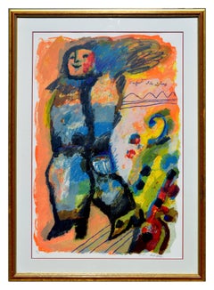 Vintage L'enfant et les Violons - Fauvist Abstracted Figurative