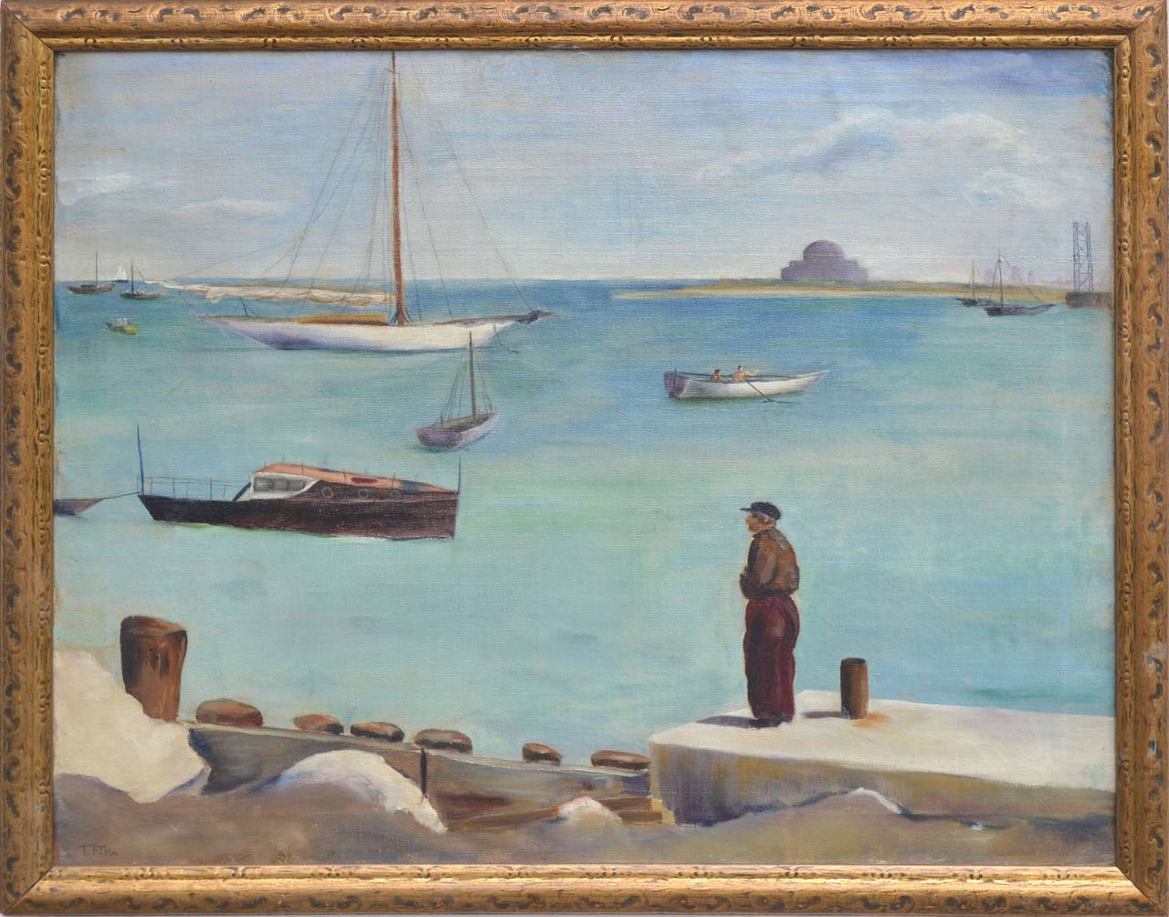 Looking out on Lake Michegan