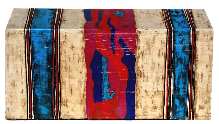 Francisco Icaza Abstract Sculpture - Mid-Century Southwestern Box Sculpture