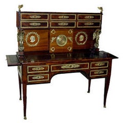 Bureau Plat á Gradin with Napoleonic Theme 2