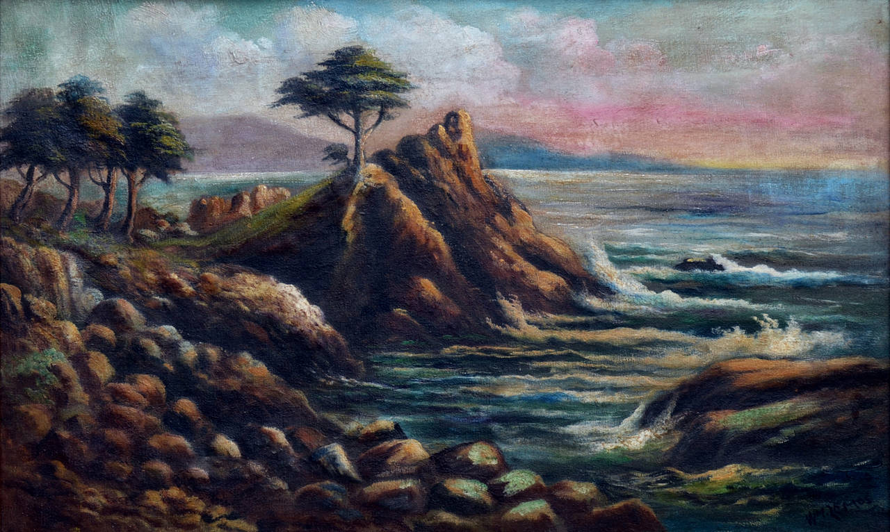 William M. Lemos Landscape Painting - Cypress Point