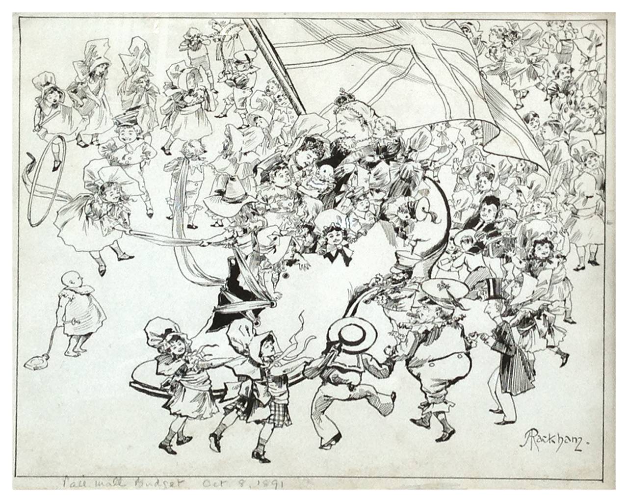 Queen Victoria as The Lady in the Shoe