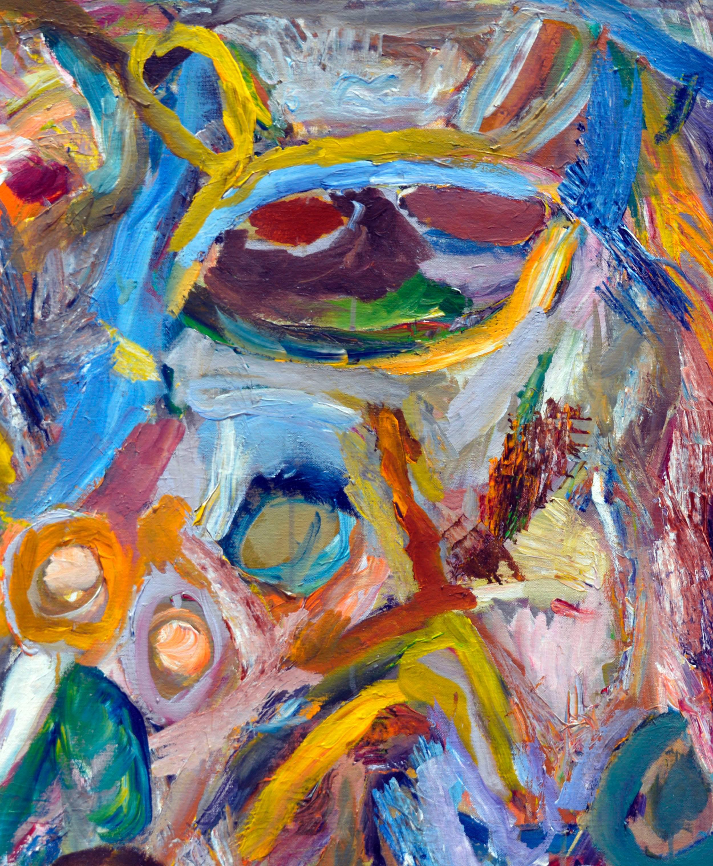 Woman in Motion (Femme en mouvement) - Berkeley, expressionniste abstraite - Painting de Joseph Alef