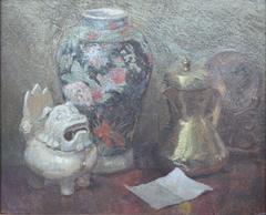 1920's Still Life with Japanese Shisa