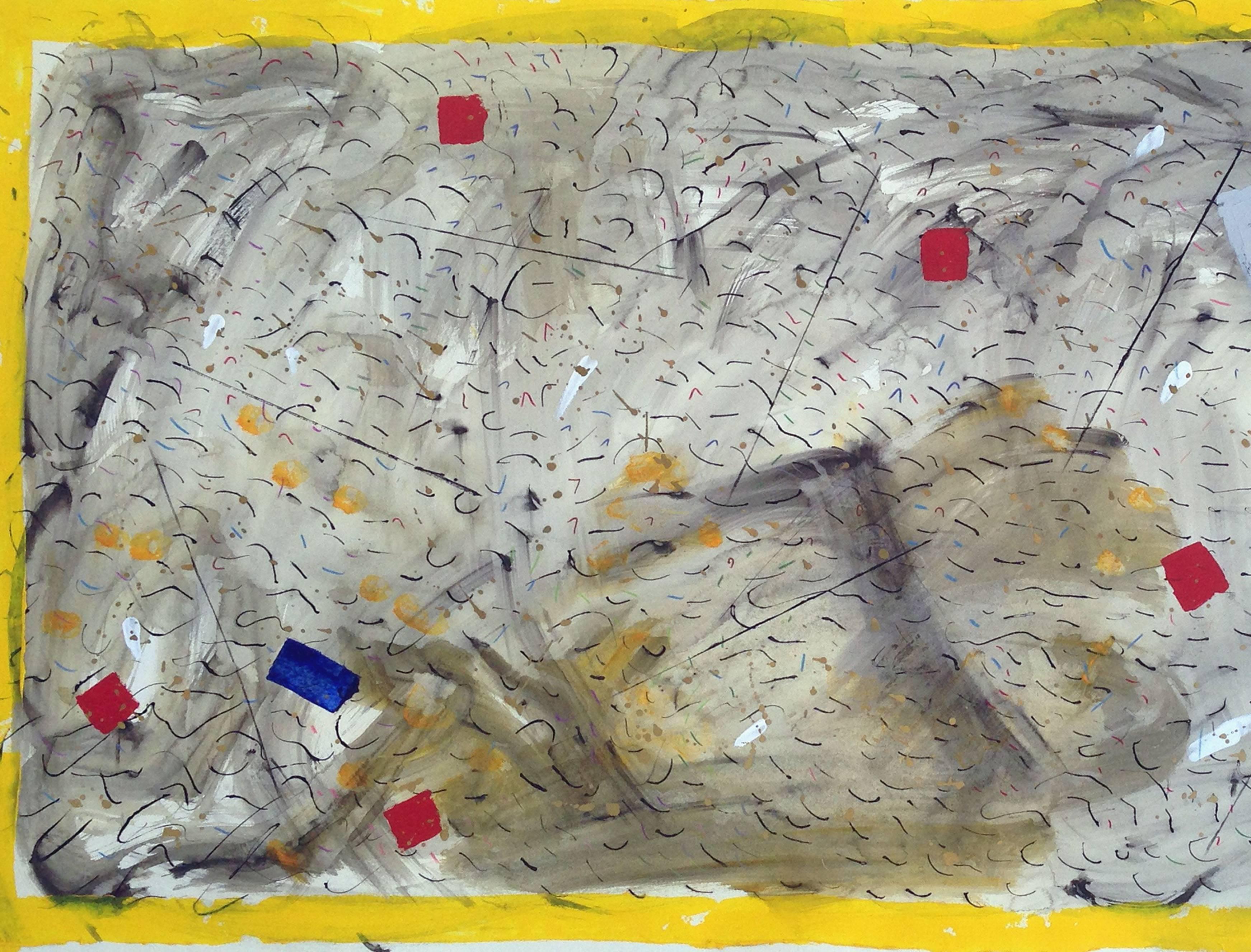 Positional Abstract - Abstract Expressionist Painting by Michael Dee Cookinham