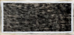 Mid Century Modern Black Texture Minimalist Horizontal Abstract