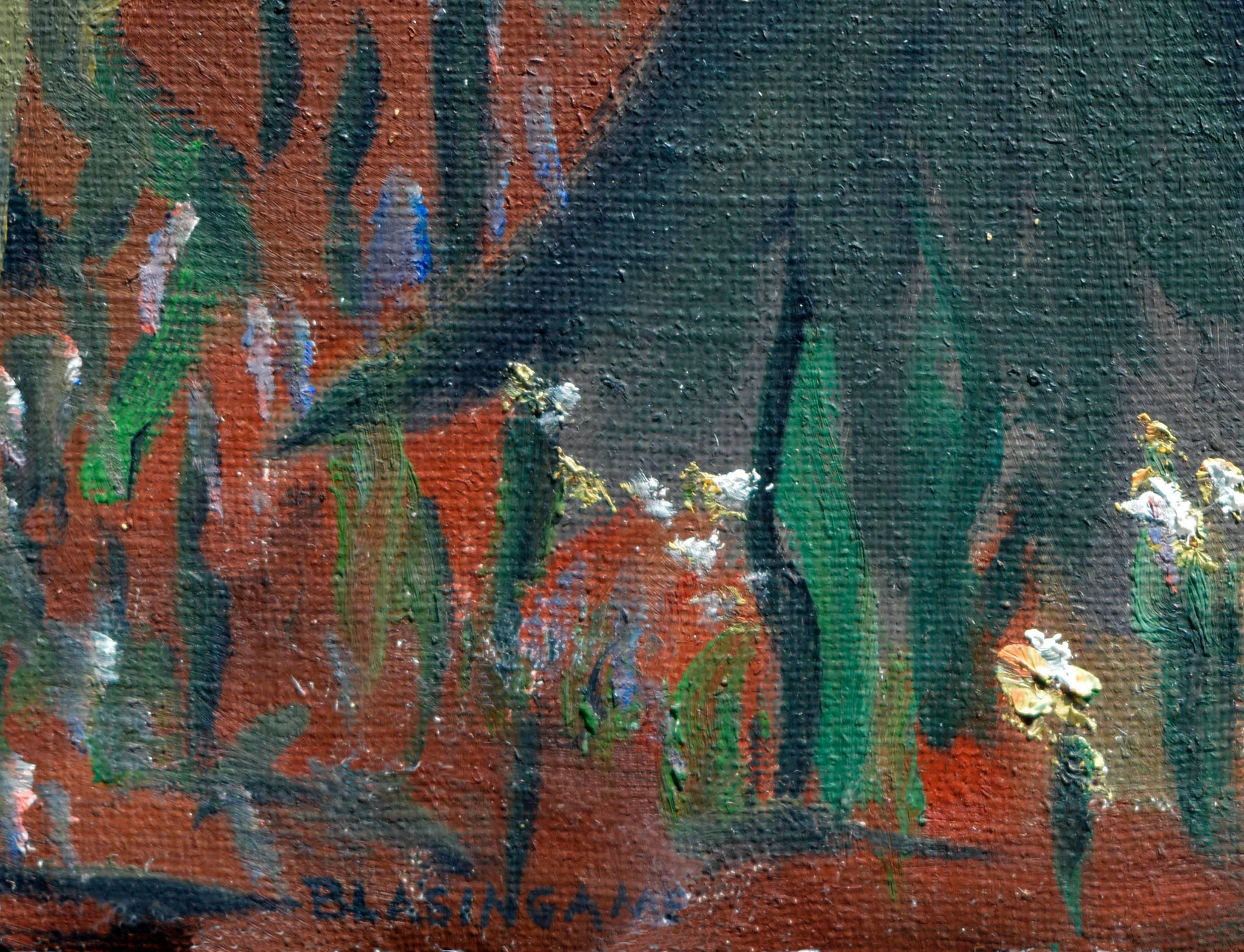 Wild Tropical Waikiki Beach - Expressionist Painting by Marguerite Blasingame