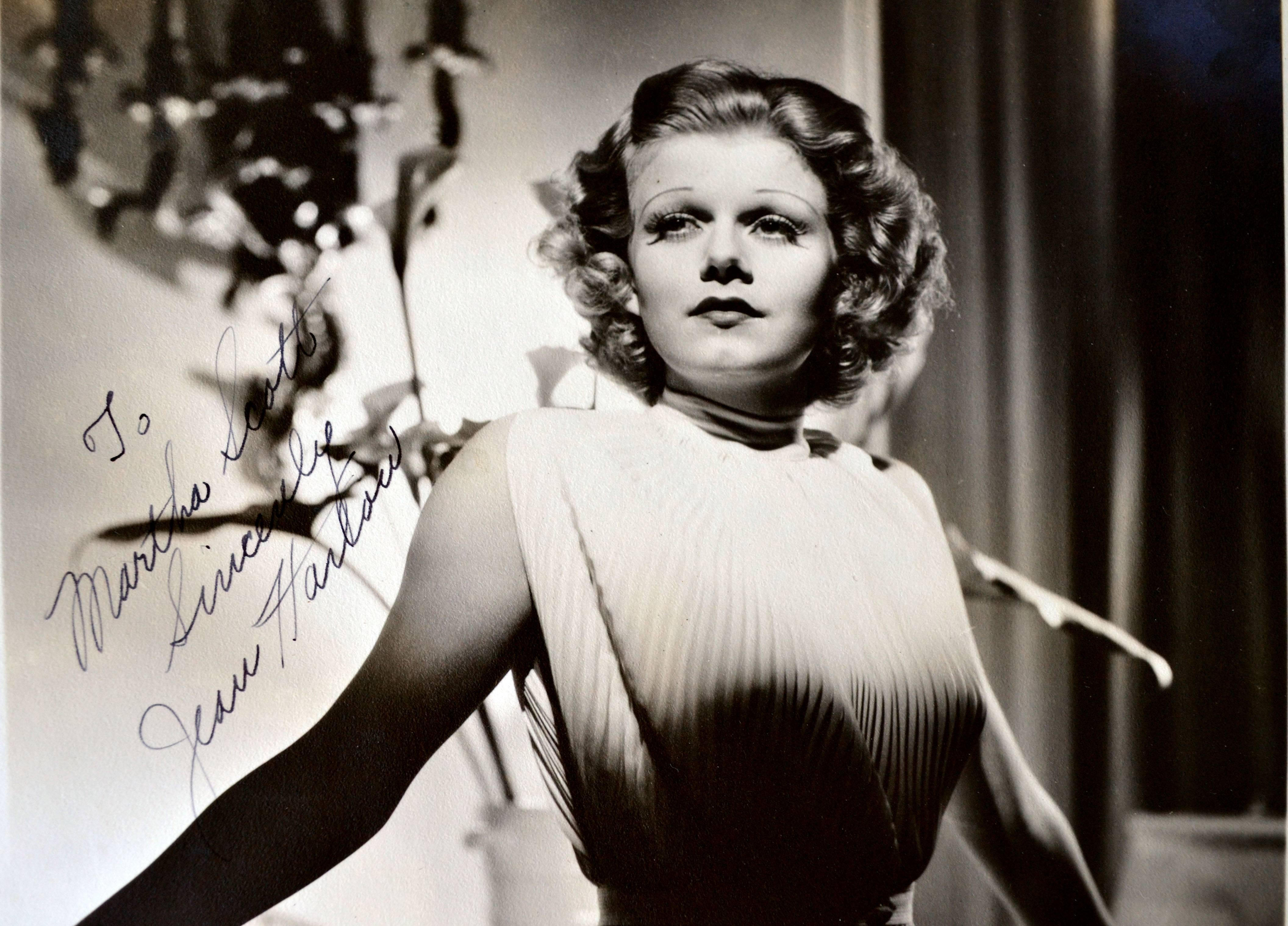 Jean Harlow, signierte Fotografie – Photograph von Unknown