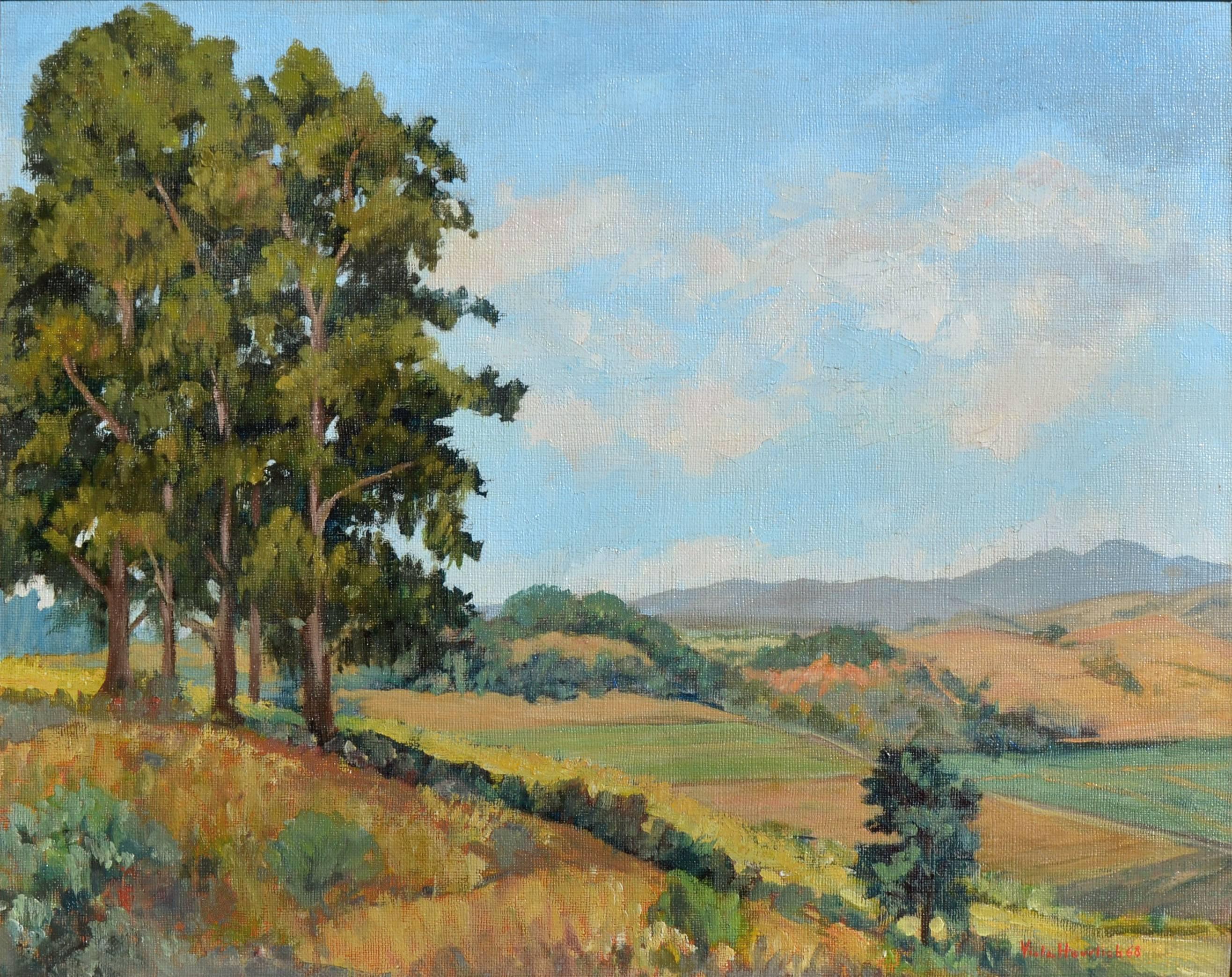 Aromas Valley Summer - Painting by Jessie Viola Herrlich