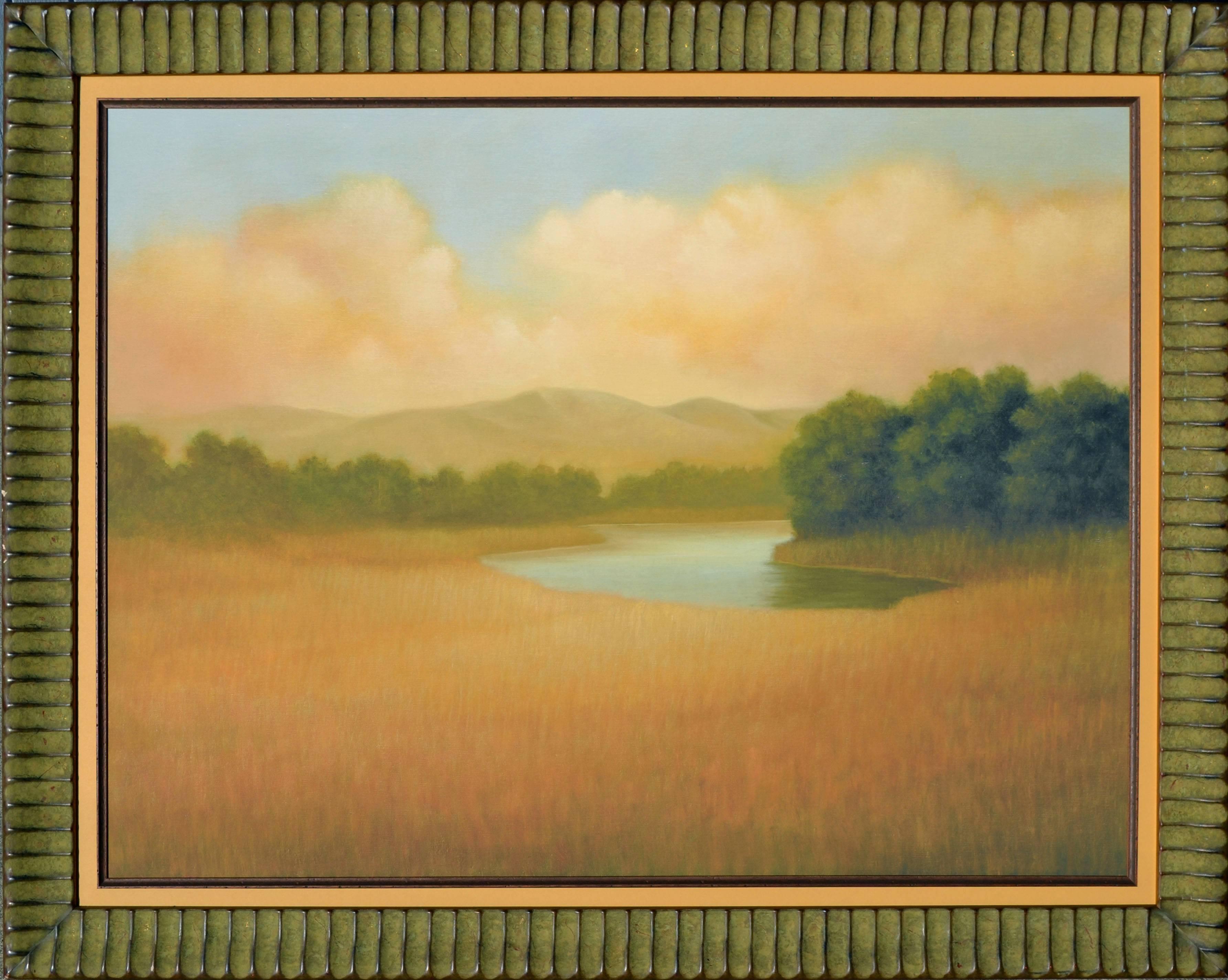 Donna McGinnis Landscape Print - Sonoma Mountain Meadow Landscape 