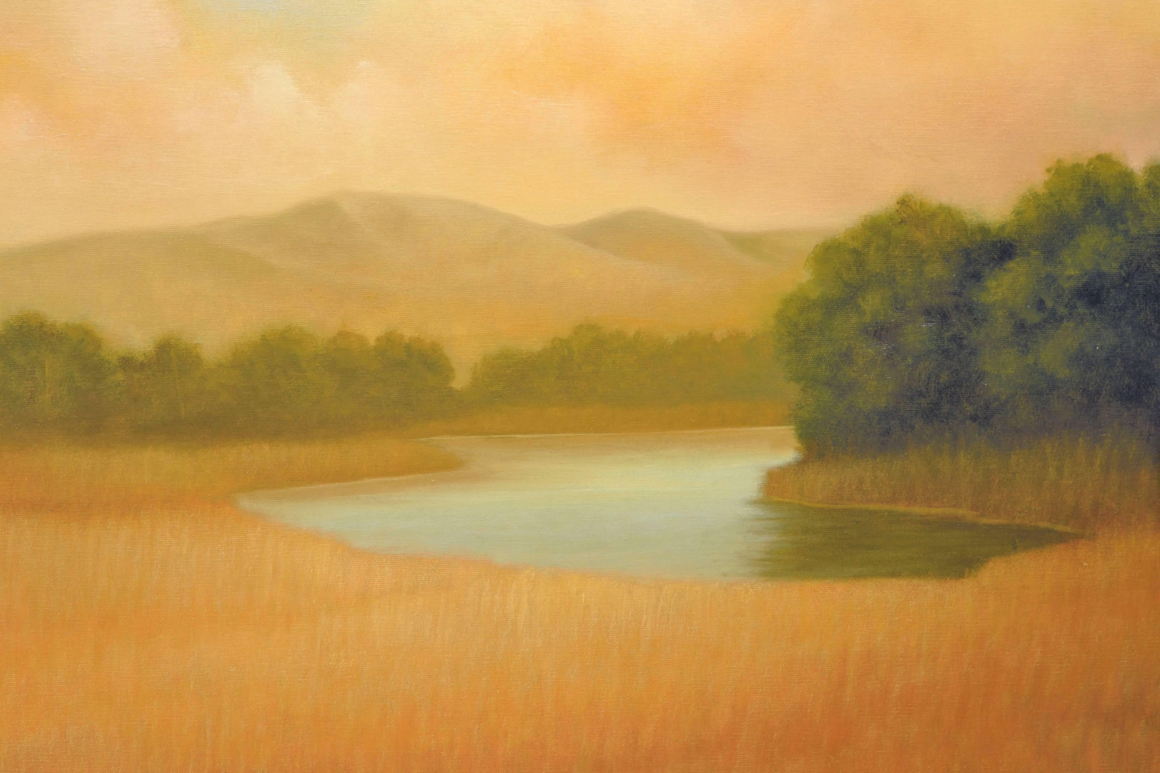 Sonoma-Gebirge-Landschaft  (Amerikanischer Impressionismus), Print, von Donna McGinnis