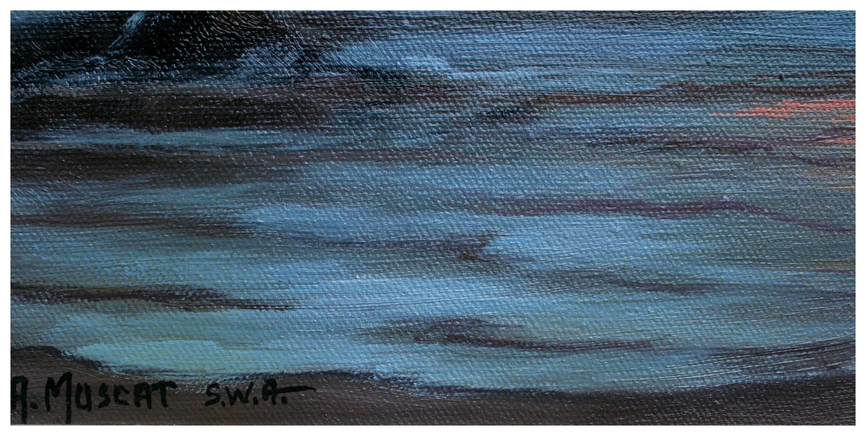 ocean storm painting