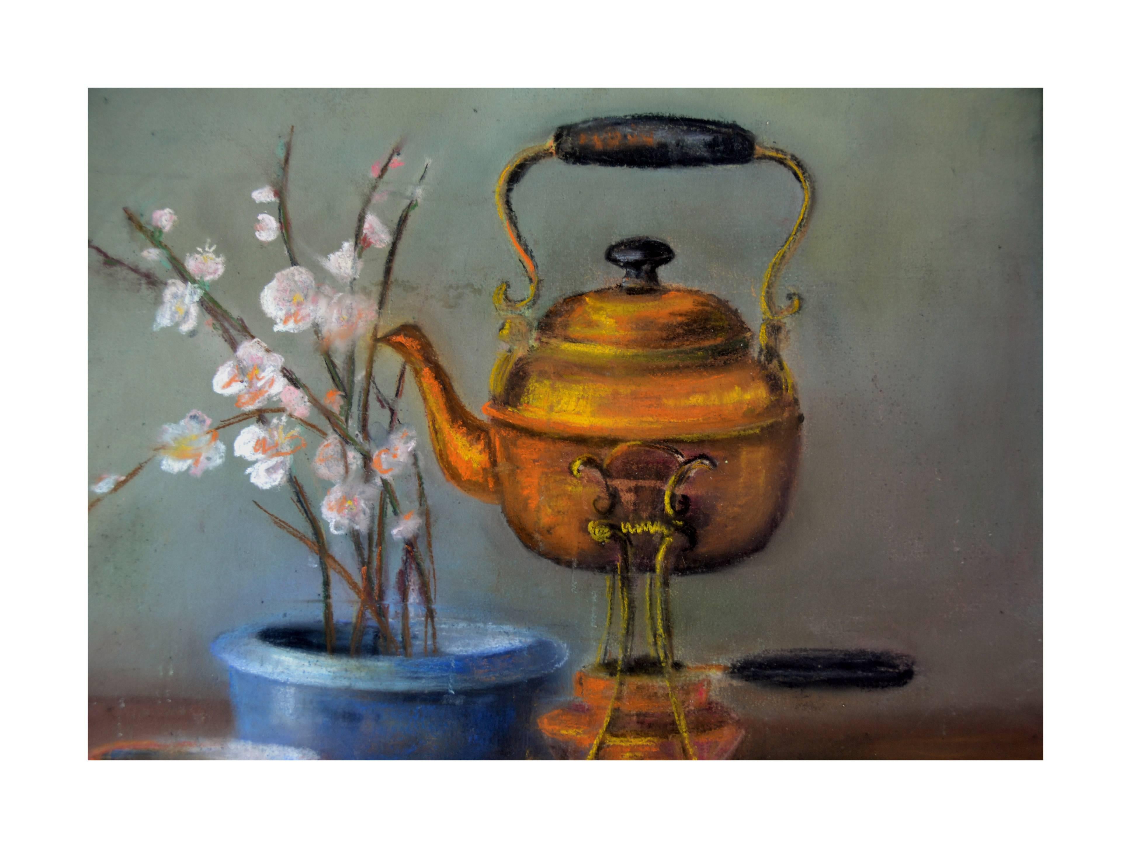 Tea Time - Painting by Calthea Campbell Vivian