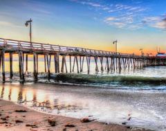 Capitola Sunrise Seascape Color Photograph