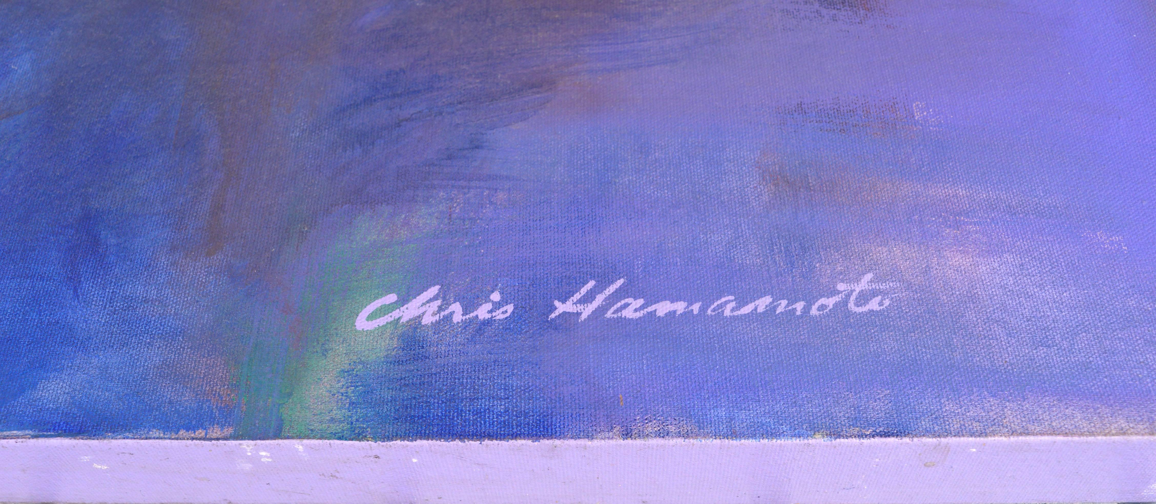 Fauvist Abstracted Dancer  - Abstract Expressionist Painting by Chris Hamamoto