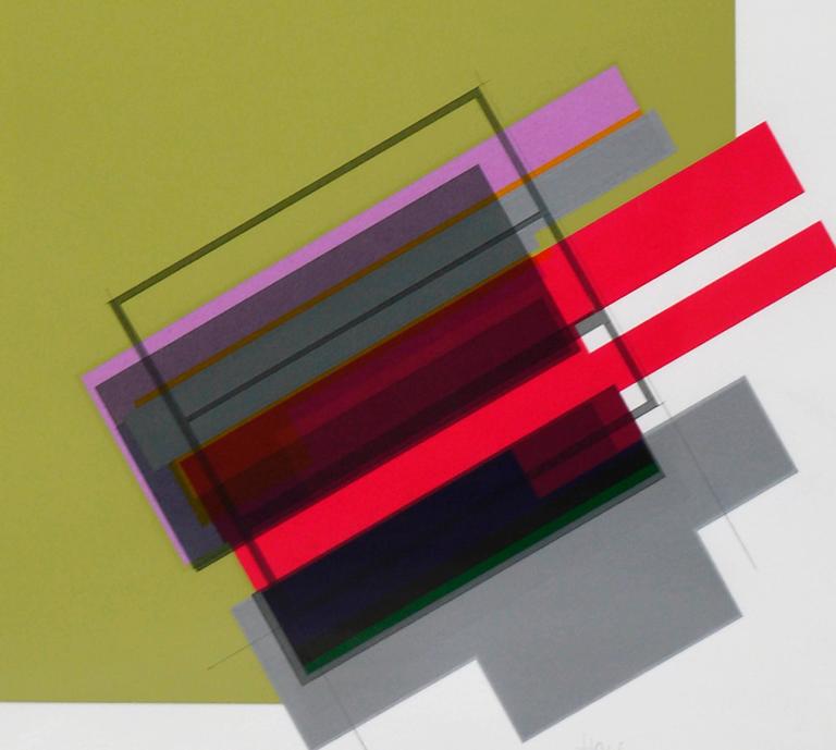 Michael Hale Flowing Geometric, Print For Sale at 1stdibs