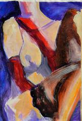 Gants Crimson et foulards noirs figuratifs