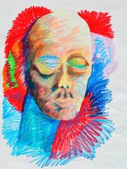 Ritratto espressionista astratto