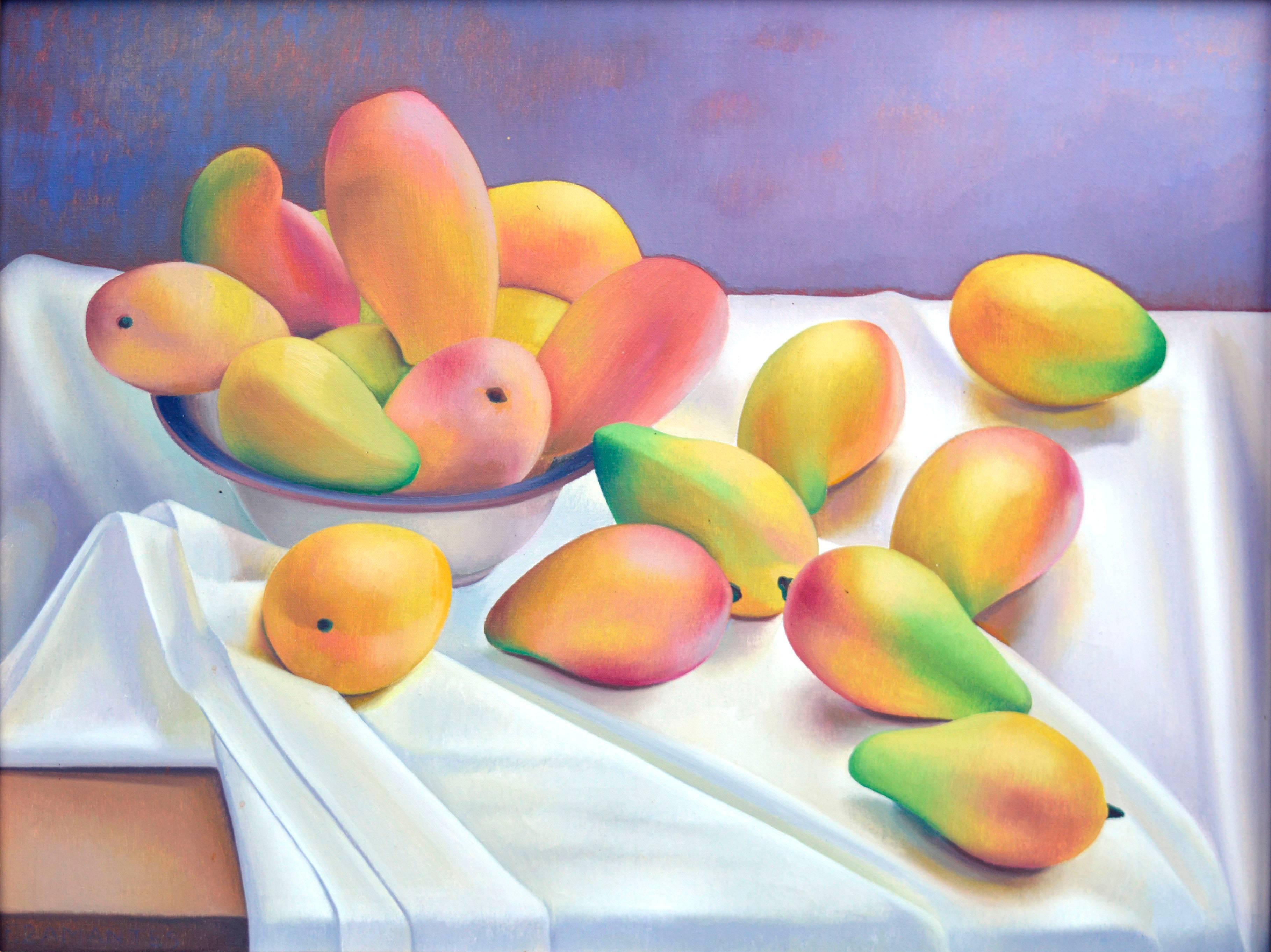 Naturaleza Muerta Con Mangoes (Stillleben mit. Mangoes) von Dosamantes (Moderne), Painting, von Francisco Dosamantes