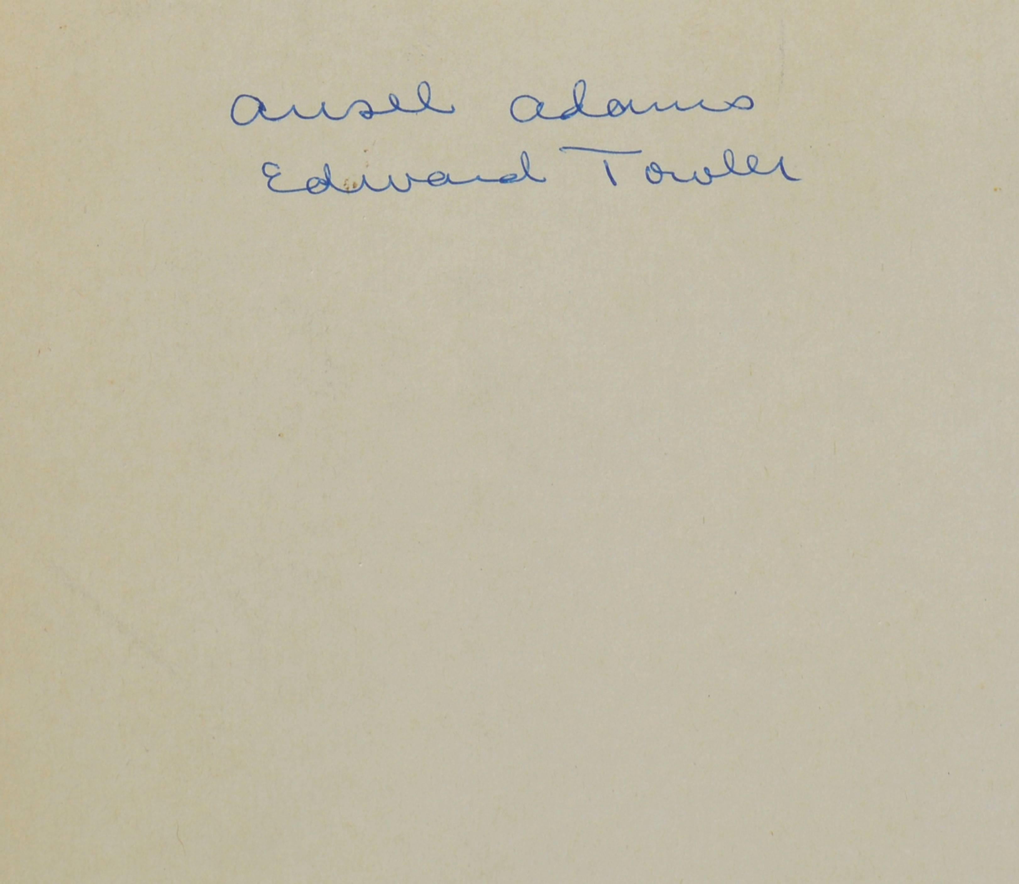 Ansel Adams and Ed Towler by Wilson D. Ellis (American, 20th Century). Titled 