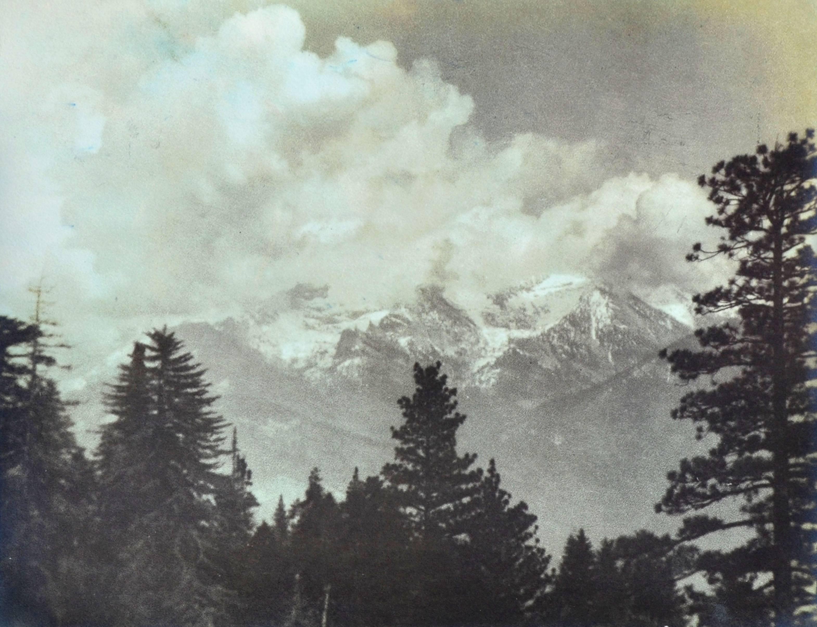 Photographie du début du 20ème siècle -- ""Impressions des Hautes Sierras"".