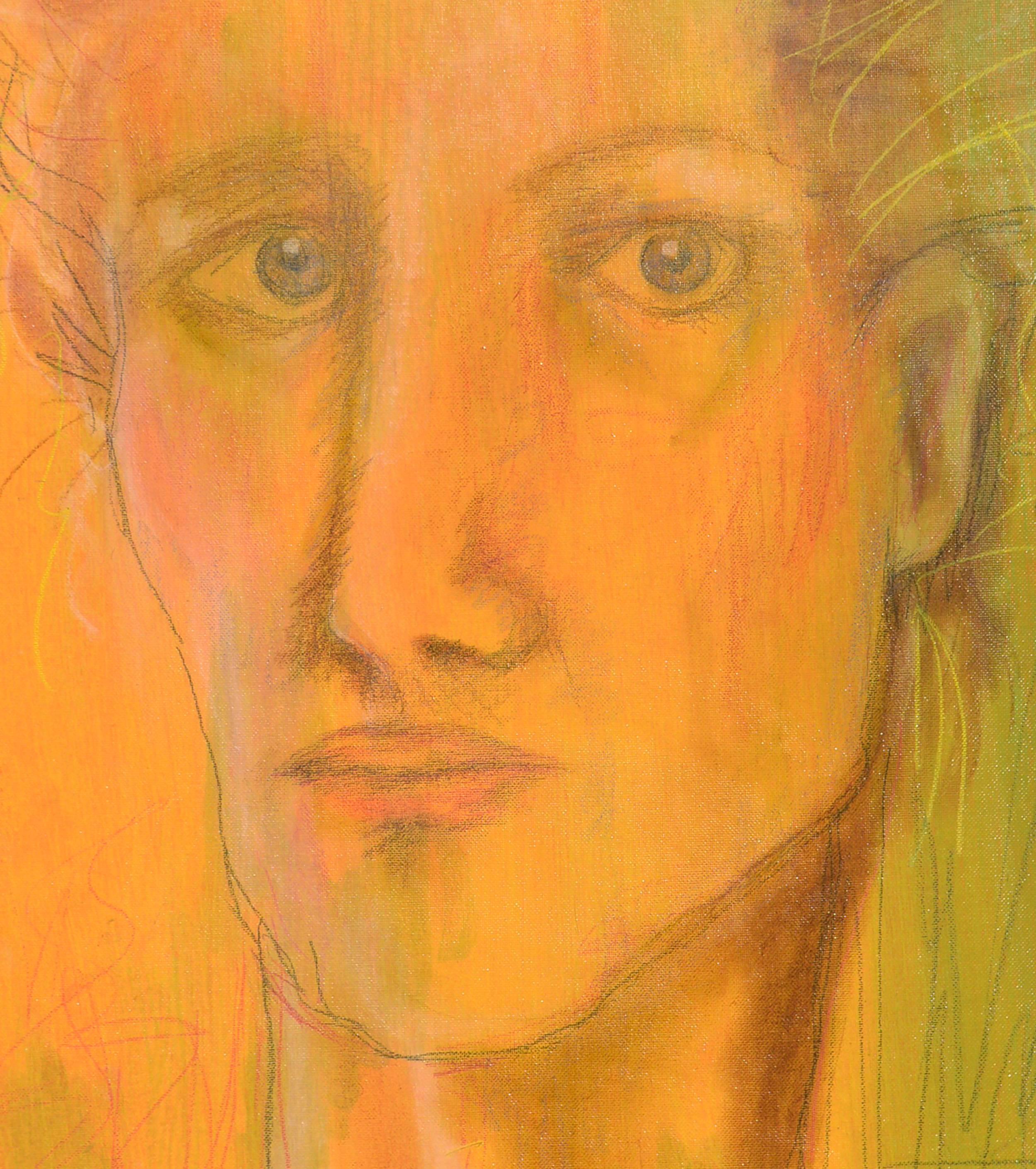 Ritratto di un bel ragazzo - Painting di Erika Whiteway 