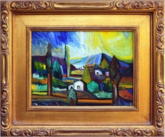 Mid Century Fauvist Russian River, Californian Landscape