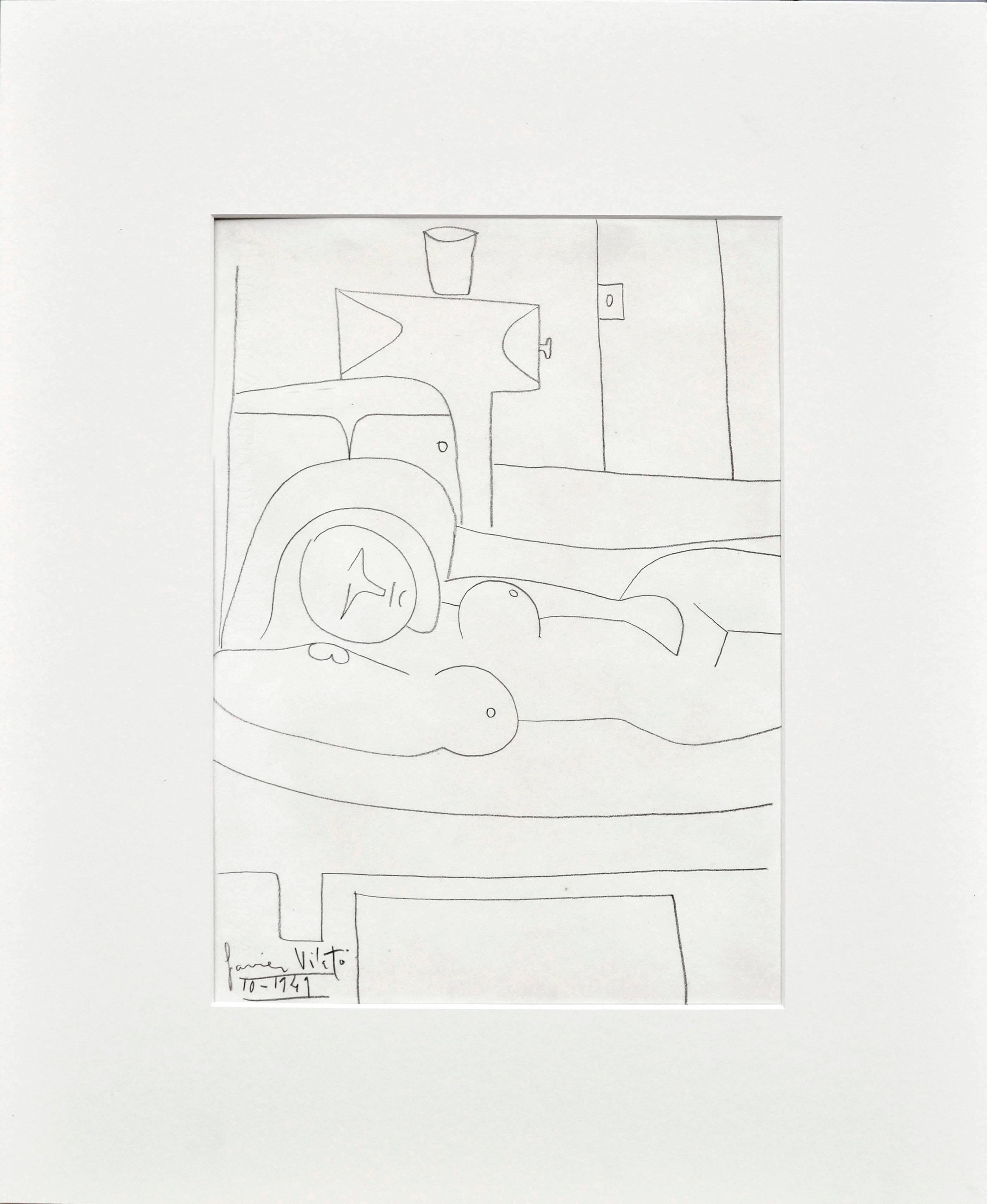 Picasso's Nephew's Reclining Nude, 1949 - Art by Javier Vilato