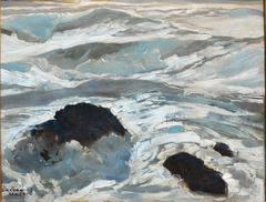 Rocky Shore. Circa 1930s