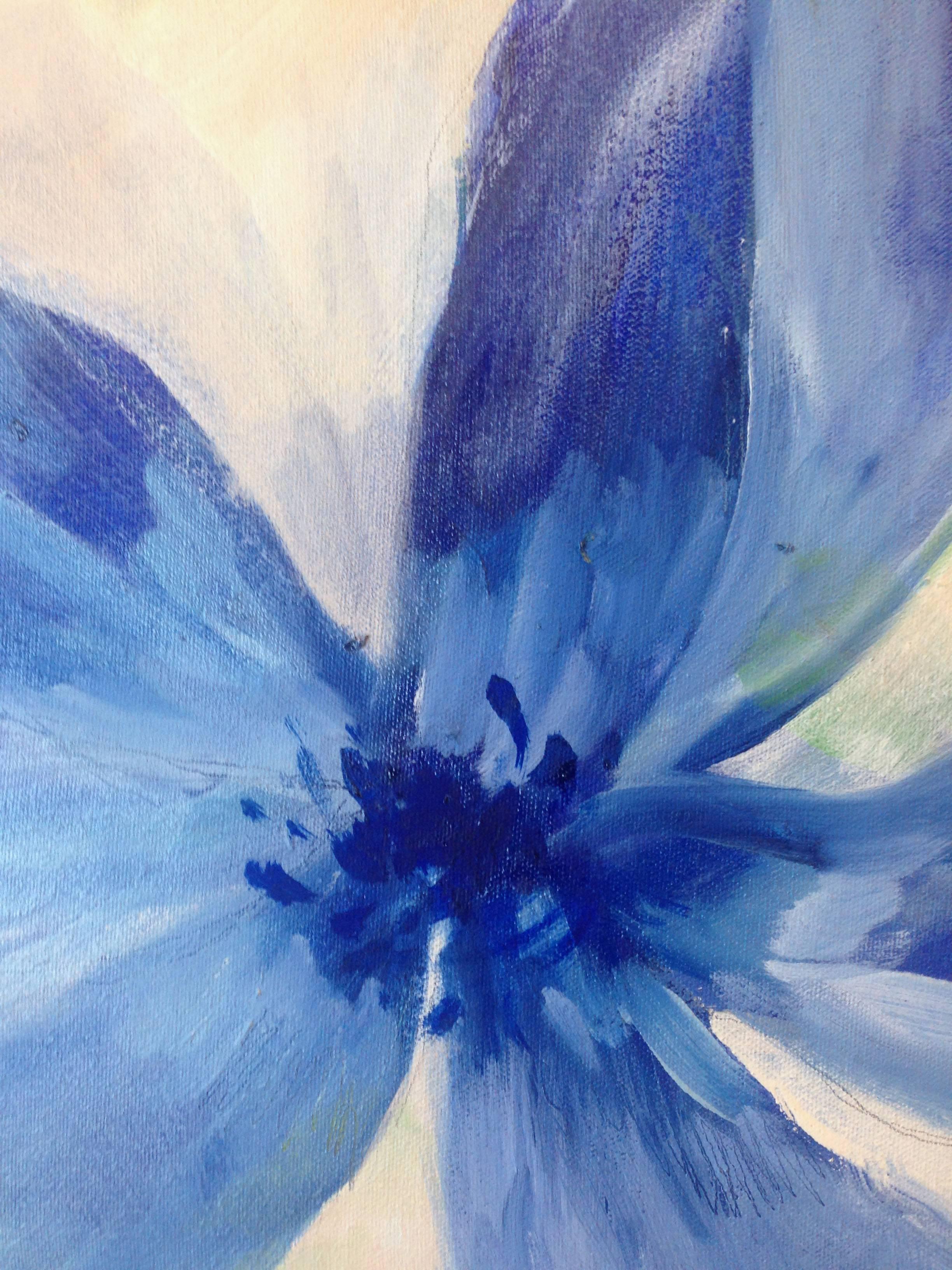 zen match blue flowers