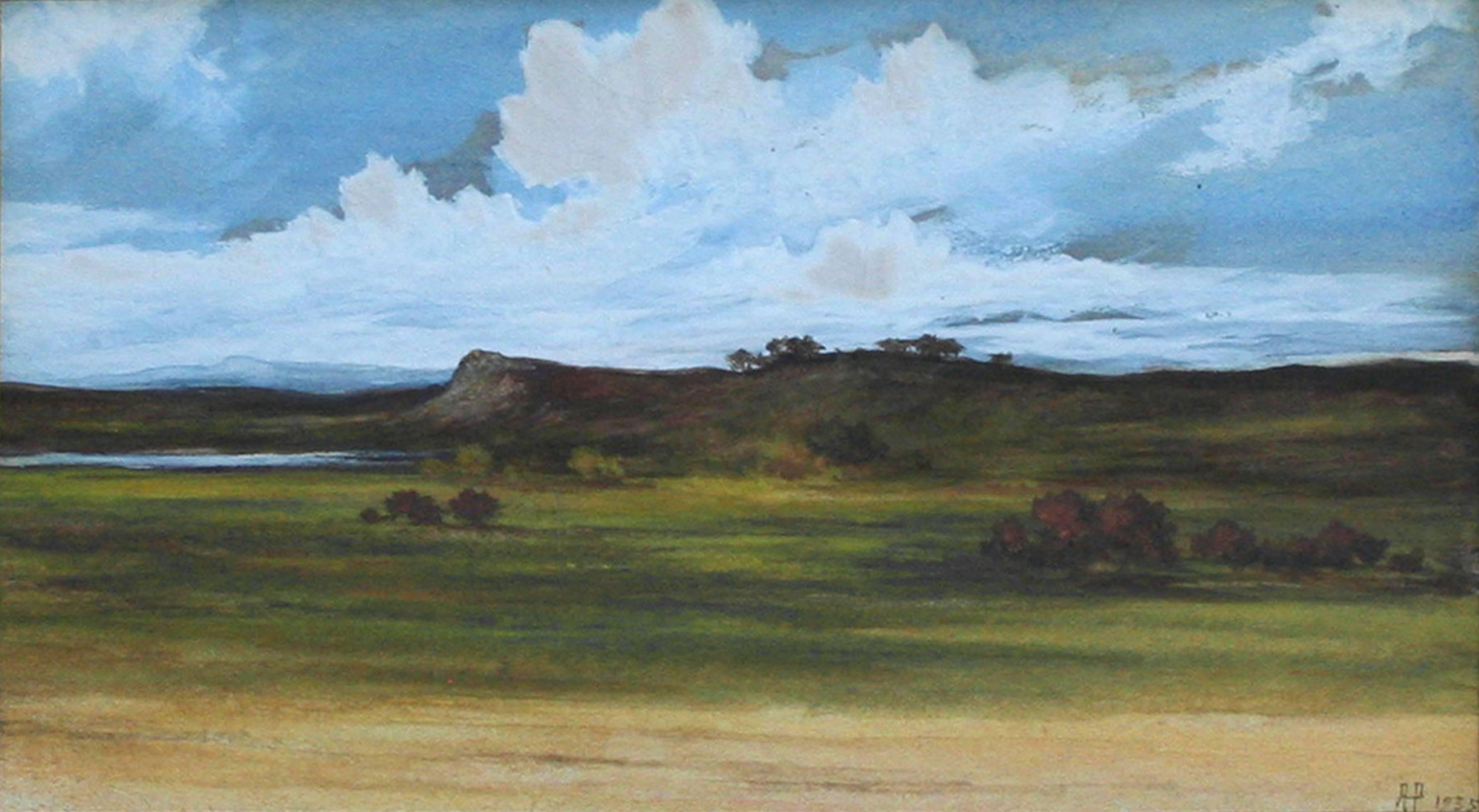 Alexander Nisbet Paterson Landscape Painting - Banks of River Clyde, Scotland
