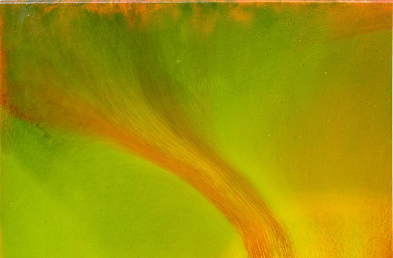 Kristina Quinones "Eruption" Large Scale Color Field Abstract For