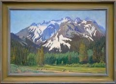 Used Early 20th Century Yosemite Mountain Landscape