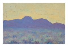 Mid Century Purple Desert Mountains