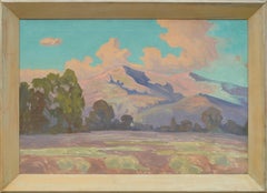 Vintage Mid Century Mount Tamalpais, Summer's End Landscape