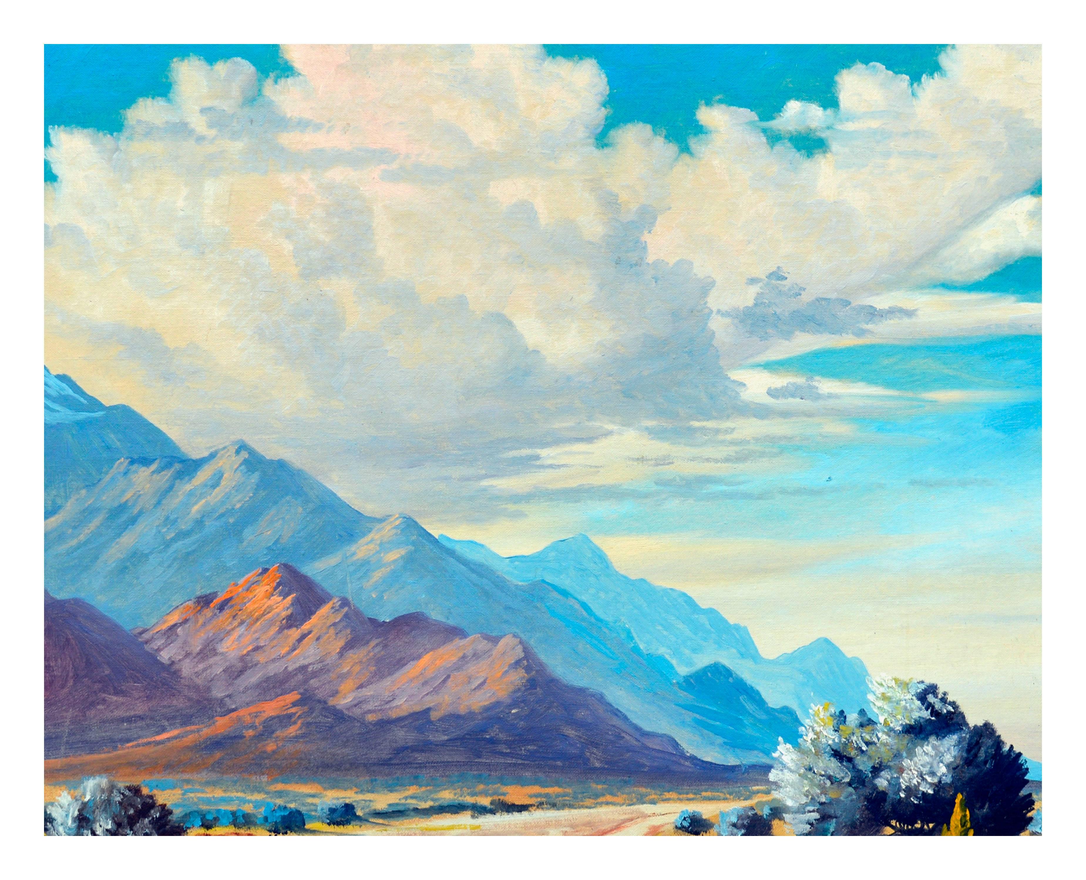 Out West and San Jacinto Mountains - Painting by Albert Ross Carter