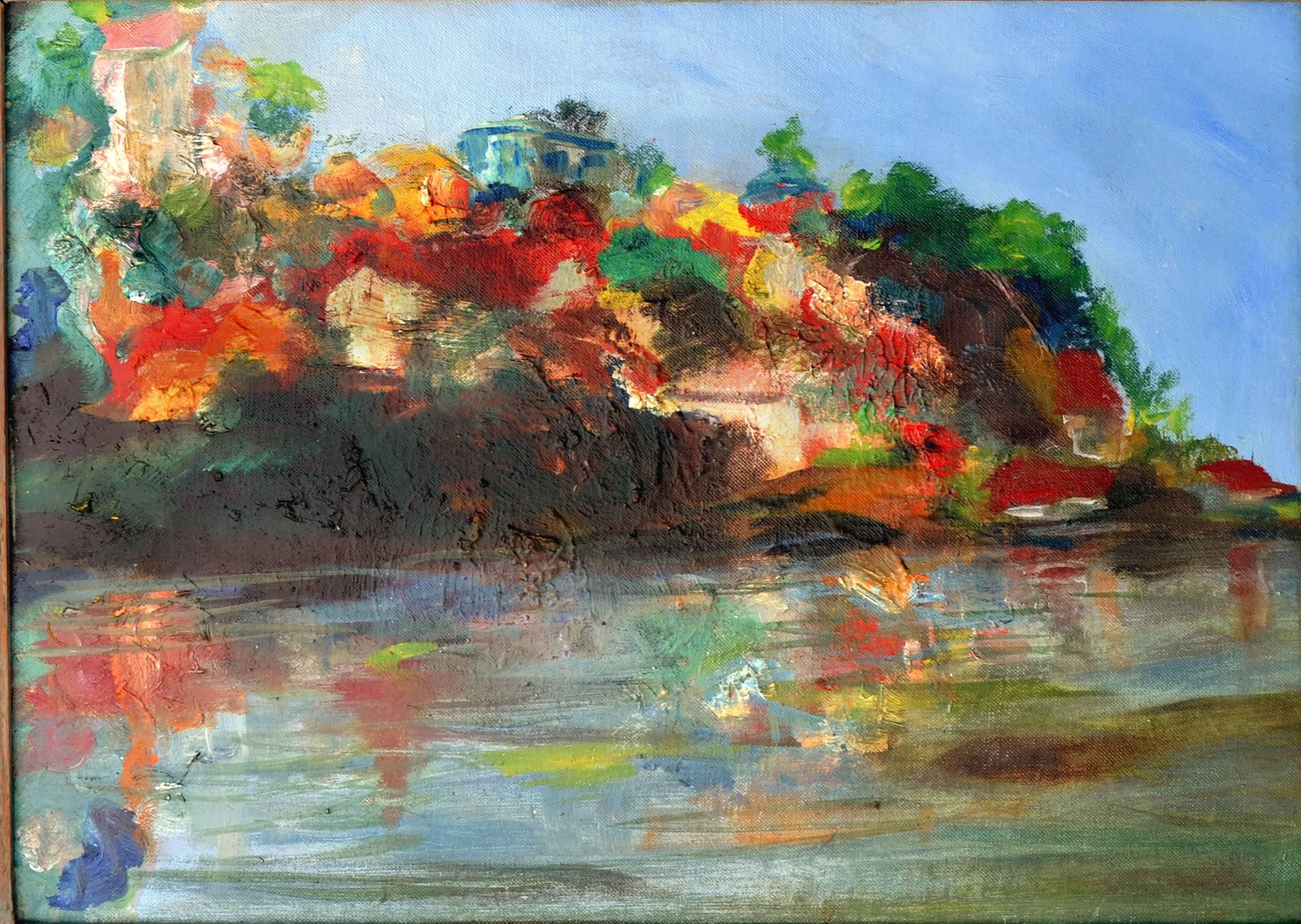 Angel Island, San Francisco - Painting by Unknown