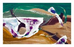 Paisaje abstracto costero de Big Sur