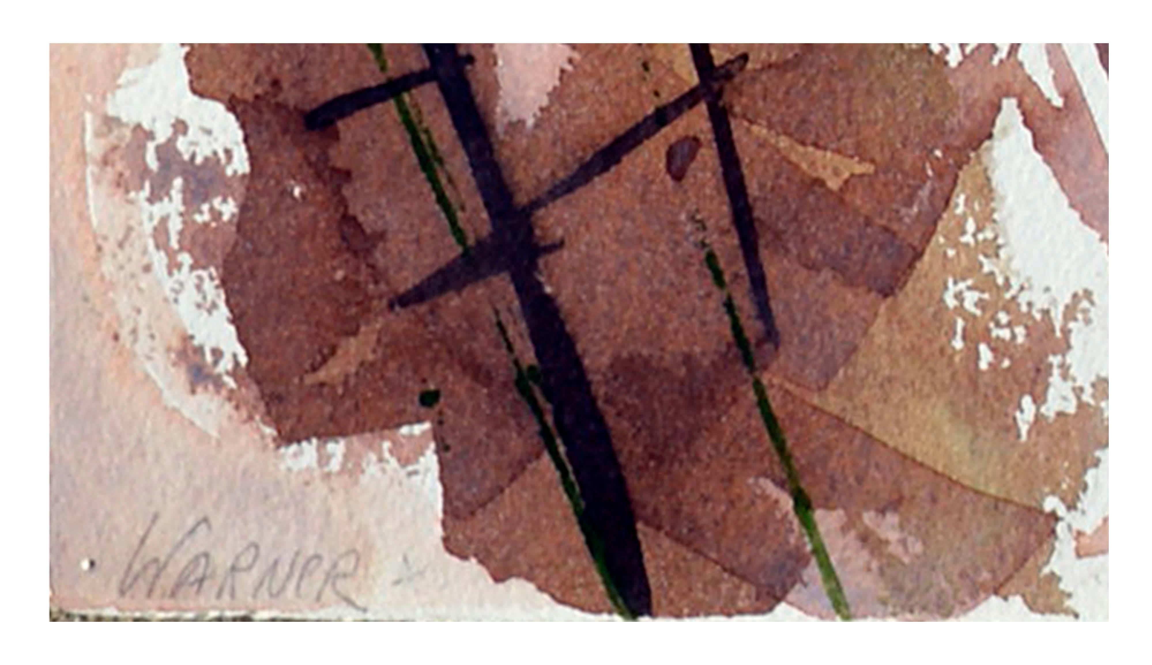 Onde astratte - Abstract Painting Grigio di Doris Warner