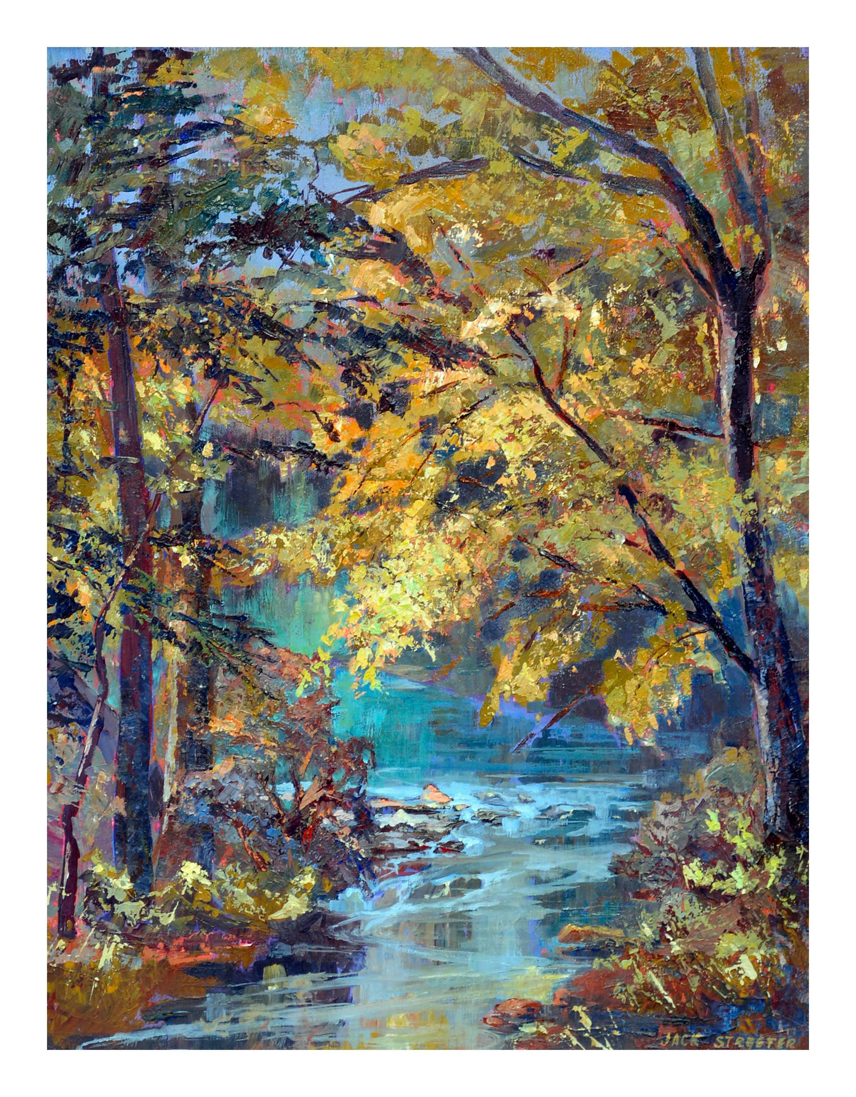 Lazy River - Painting by Jack Streeter
