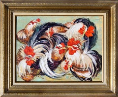 Mid Century Le Coq Gaulois, French Roosters