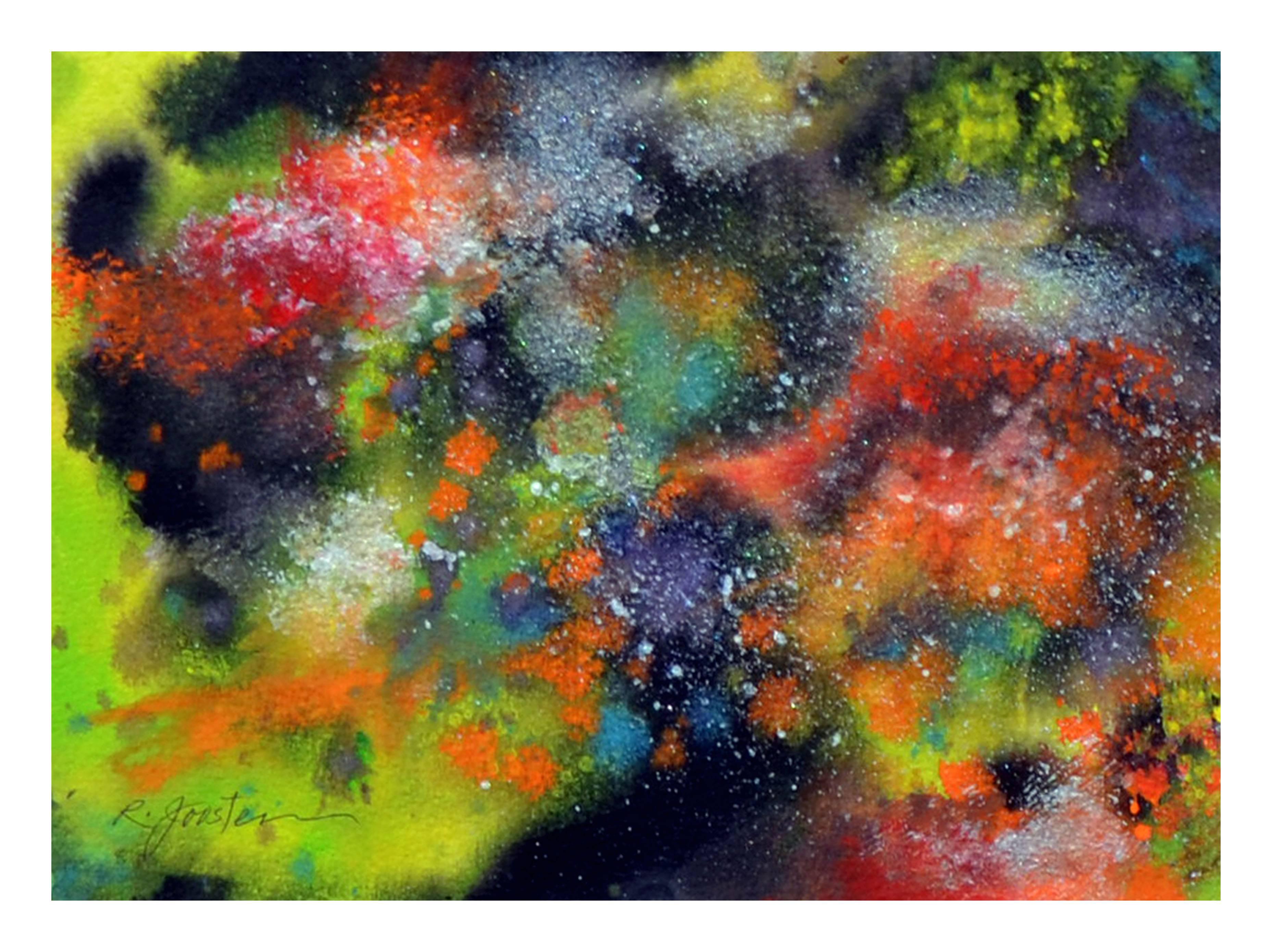 A Space Vintage Astratto - Painting di Ralph Edward Joosten