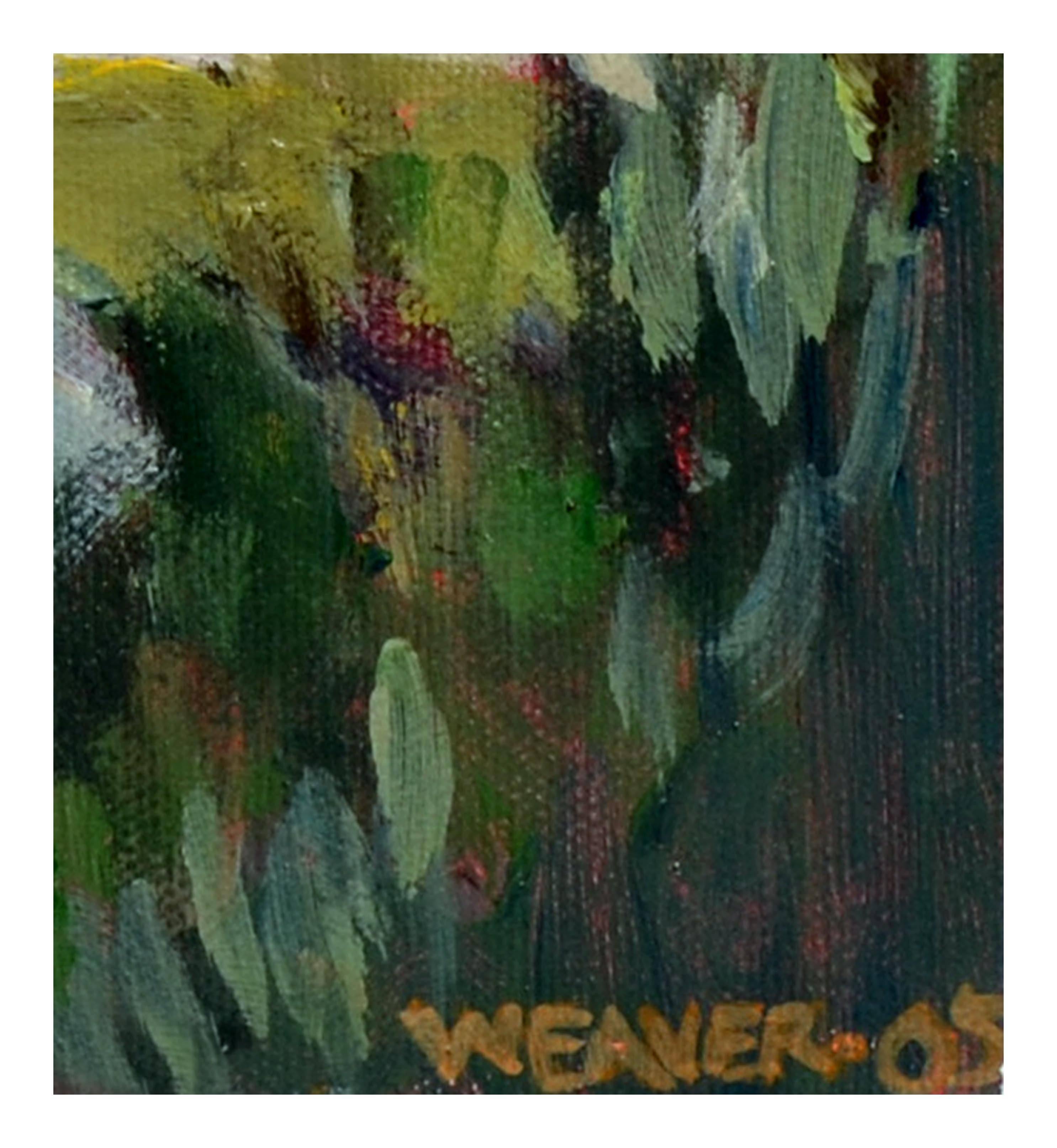 Paisaje del arroyo Big Sur - por Weaver - Landscape Painting Gris de Unknown