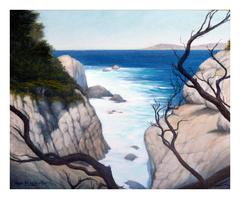 "Through the Shadows, Pt. Lobos", Monterey Seascape