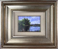 "Morning Calm" Northern California California Lake W/Mountains by Tonya Batorski