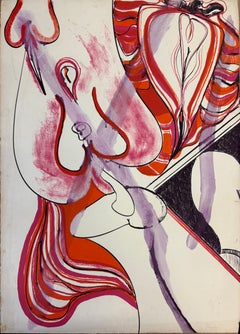 "Untitled" 1967, Plate IX, from the portfolio "10 West Coast Artists" by Ruvolo