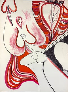 "Untitled AP" 1967 Plate IX from the portfolio "10 West Coast Artists" by Ruvolo