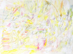 Abstract Expressionist Oil Crayon and Acrylic Work by David Ronce