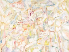 Abstract Expressionist Oil Crayon and Acrylic IV Work by David Ronce